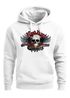 Hoodie Herren Motorrad Totenkopf mit Flügeln Kapuzen-Pullover Neverless®preview