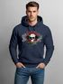 Hoodie Herren Motorrad Totenkopf mit Flügeln Kapuzen-Pullover Neverless®preview