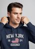 Hoodie Herren New York Brooklyn Print USA Flagge Kapuzenpulli Männer Fashion Streetstyle Neverless®preview