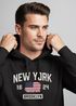 Hoodie Herren New York Brooklyn Print USA Flagge Kapuzenpulli Männer Fashion Streetstyle Neverless®preview