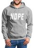 Hoodie Herren NOPE Kapuzen-Pullover Moonworks®preview