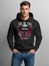 Hoodie Herren North Wikinger Norwegen Skull Totenkopf Print Kapuzen-Pullover Männer Fashion Streetstyle Neverless®preview