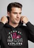 Hoodie Herren Norway Explore norwegische Flagge Norwegen Kapuzen-Pullover Männer Neverless®preview