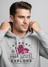 Hoodie Herren Norway Explore norwegische Flagge Norwegen Kapuzen-Pullover Männer Neverless®preview