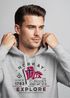 Hoodie Herren Norway Explore norwegische Flagge Norwegen Kapuzen-Pullover Männer Neverless®preview