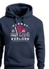 Hoodie Herren Norway Explore norwegische Flagge Norwegen Kapuzen-Pullover Männer Neverless®preview