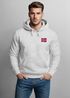 Hoodie Herren Norway Flag Kapuzensweatshirt Norwegen Flagge Scandinavian Outdoor Style Nordic Streetwear Neverless®preview