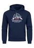 Hoodie Herren Norwegen Flagge Skandinavien Nordisch Kompass Kapuzenpulli Männer Fashion Neverless®preview