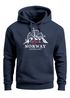 Hoodie Herren Norwegen Flagge Skandinavien Nordisch Kompass Kapuzenpulli Männer Fashion Neverless®preview