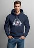 Hoodie Herren Norwegen Flagge Skandinavien Nordisch Kompass Kapuzenpulli Männer Fashion Neverless®preview