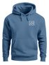 Hoodie Herren NVLS Mountains | Kapuzensweatshirt mit Berglogo und Sonne Outdoor Streetwear Fashion Streetstyle Neverless®preview