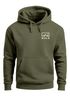 Hoodie Herren NVLS Mountains | Kapuzensweatshirt mit Berglogo und Sonne Outdoor Streetwear Fashion Streetstyle Neverless®preview