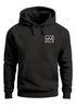 Hoodie Herren NVLS Mountains | Kapuzensweatshirt mit Berglogo und Sonne Outdoor Streetwear Fashion Streetstyle Neverless®preview