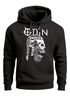 Hoodie Herren Odin Totenkopf Bart Nordische Mythologie Print Aufdruck Kapuzen-Pullover Männer Fashion Streetstyle Neverless®preview