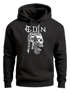 Hoodie Herren Odin Totenkopf Bart Nordische Mythologie Print Aufdruck Kapuzen-Pullover Männer Fashion Streetstyle Neverless®preview