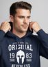 Hoodie Herren Original Gladiator Sparta Helm Athletic Vintage Kapuzen-Pullover Männer Neverless®preview