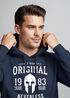 Hoodie Herren Original Gladiator Sparta Helm Athletic Vintage Kapuzen-Pullover Männer Neverless®preview
