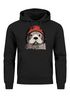 Hoodie Herren Otter Print Comic Illustration Kunstdruck Kapuzen-Pullover Männer Fashion Streetstyle Neverless®preview