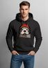Hoodie Herren Otter Print Comic Illustration Kunstdruck Kapuzen-Pullover Männer Fashion Streetstyle Neverless®preview