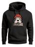 Hoodie Herren Otter Print Comic Illustration Kunstdruck Kapuzen-Pullover Männer Fashion Streetstyle Neverless®preview