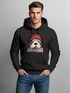 Hoodie Herren Otter Print Comic Illustration Kunstdruck Kapuzen-Pullover Männer Fashion Streetstyle Neverless®preview