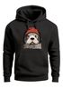 Hoodie Herren Otter Print Comic Illustration Kunstdruck Kapuzen-Pullover Männer Fashion Streetstyle Neverless®preview