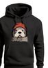Hoodie Herren Otter Print Comic Illustration Kunstdruck Kapuzen-Pullover Männer Fashion Streetstyle Neverless®preview