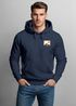 Hoodie Herren Outdoor Adventure Kapuzenpulli Brustlogo Natur Berge Wandern Fashion Neverless®preview