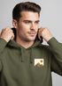 Hoodie Herren Outdoor Adventure Kapuzenpulli Brustlogo Natur Berge Wandern Fashion Neverless®preview