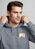 Hoodie Herren Outdoor Adventure Kapuzenpulli Brustlogo Natur Berge Wandern Fashion Neverless®preview