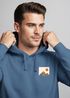 Hoodie Herren Outdoor Adventure Kapuzenpulli Brustlogo Natur Berge Wandern Fashion Neverless®preview