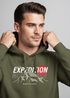 Hoodie Herren Outdoor Berge Wandern Naturliebhaber Expedition Northlane Aufschrift Männer Printshirt Fashion Streetstyle Neverless®preview