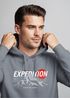 Hoodie Herren Outdoor Berge Wandern Naturliebhaber Expedition Northlane Aufschrift Männer Printshirt Fashion Streetstyle Neverless®preview