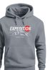 Hoodie Herren Outdoor Berge Wandern Naturliebhaber Expedition Northlane Aufschrift Männer Printshirt Fashion Streetstyle Neverless®preview