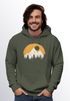 Hoodie Herren Outdoor Print Natural Badge Logo Wandern Kapuzenpulli Fashion Neverless®preview