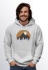 Hoodie Herren Outdoor Print Natural Badge Logo Wandern Kapuzenpulli Fashion Neverless®preview