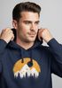 Hoodie Herren Outdoor Print Natural Badge Logo Wandern Kapuzenpulli Fashion Neverless®preview