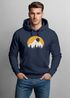 Hoodie Herren Outdoor Print Natural Badge Logo Wandern Kapuzenpulli Fashion Neverless®preview