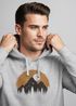 Hoodie Herren Outdoor Print Natural Badge Logo Wandern Kapuzenpulli Fashion Neverless®preview