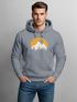 Hoodie Herren Outdoor Print Natural Badge Logo Wandern Kapuzenpulli Fashion Neverless®preview