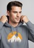 Hoodie Herren Outdoor Print Natural Badge Logo Wandern Kapuzenpulli Fashion Neverless®preview