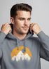 Hoodie Herren Outdoor Print Natural Badge Logo Wandern Kapuzenpulli Fashion Neverless®preview