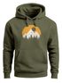 Hoodie Herren Outdoor Print Natural Badge Logo Wandern Kapuzenpulli Fashion Neverless®preview