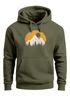 Hoodie Herren Outdoor Print Natural Badge Logo Wandern Kapuzenpulli Fashion Neverless®preview