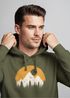 Hoodie Herren Outdoor Print Natural Badge Logo Wandern Kapuzenpulli Fashion Neverless®preview