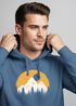 Hoodie Herren Outdoor Print Natural Badge Logo Wandern Kapuzenpulli Fashion Neverless®preview