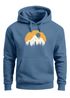 Hoodie Herren Outdoor Print Natural Badge Logo Wandern Kapuzenpulli Fashion Neverless®preview