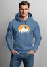 Hoodie Herren Outdoor Print Natural Badge Logo Wandern Kapuzenpulli Fashion Neverless®preview