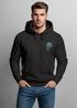 Hoodie Herren Palme Logo Print Sommer Badge Emblem Minimal Line Art Fashion Streetstyle Neverless®preview