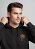 Hoodie Herren Palme Logo Print Sommer Badge Emblem Minimal Line Art Fashion Streetstyle Neverless®preview